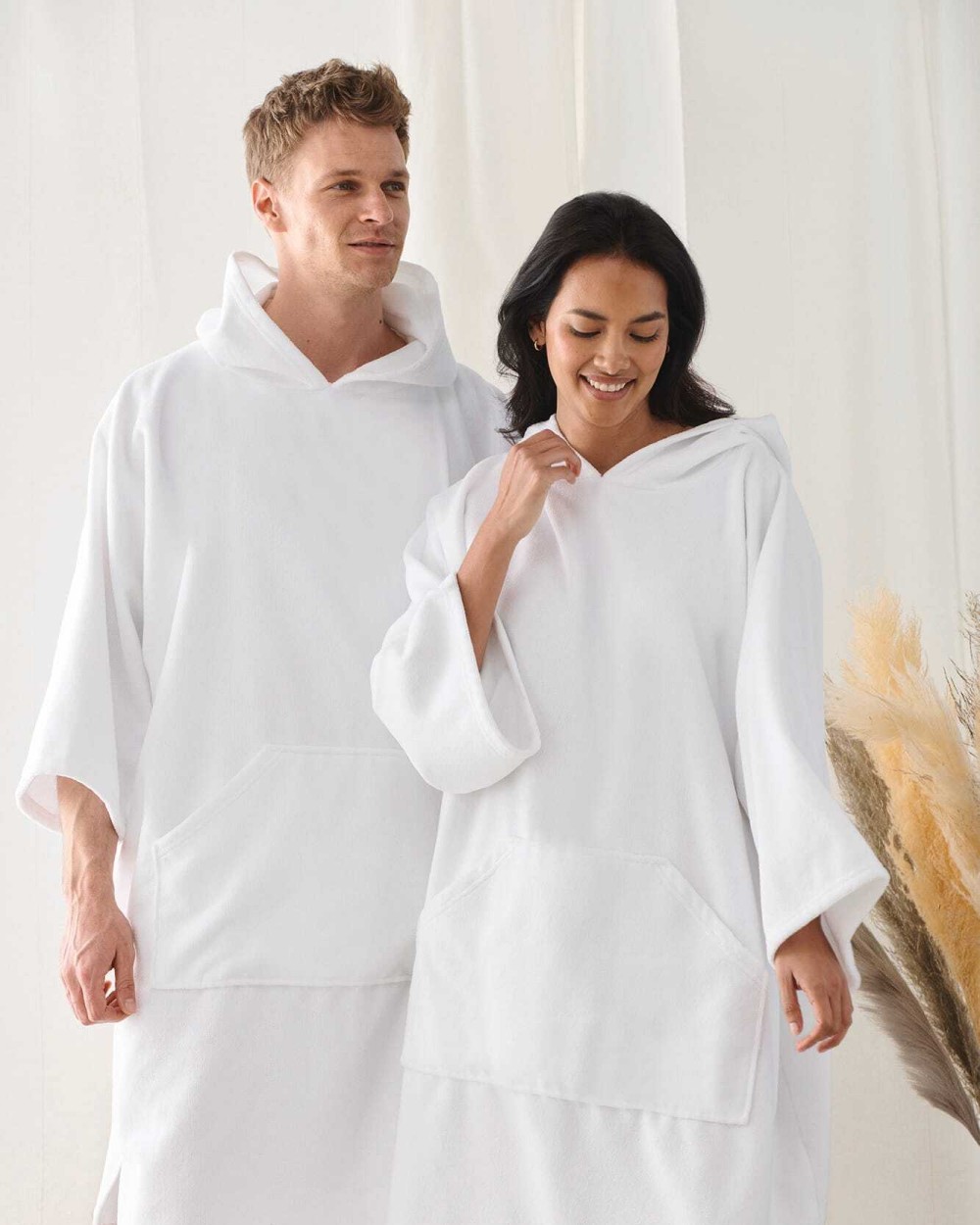 Benodigdheden TOWEL-CITY Badstof poncho voor bedrukking &amp; borduring