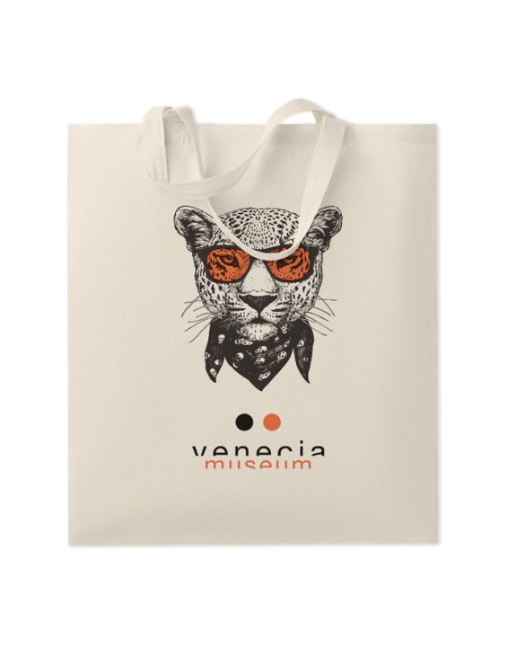 4DO Baumwoll-Einkaufstasche, natur Taschen personalisierbar