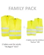 Fluo vestjes KORNTEX Basic Safety-Vest Family Pack voor bedrukking &amp; borduring