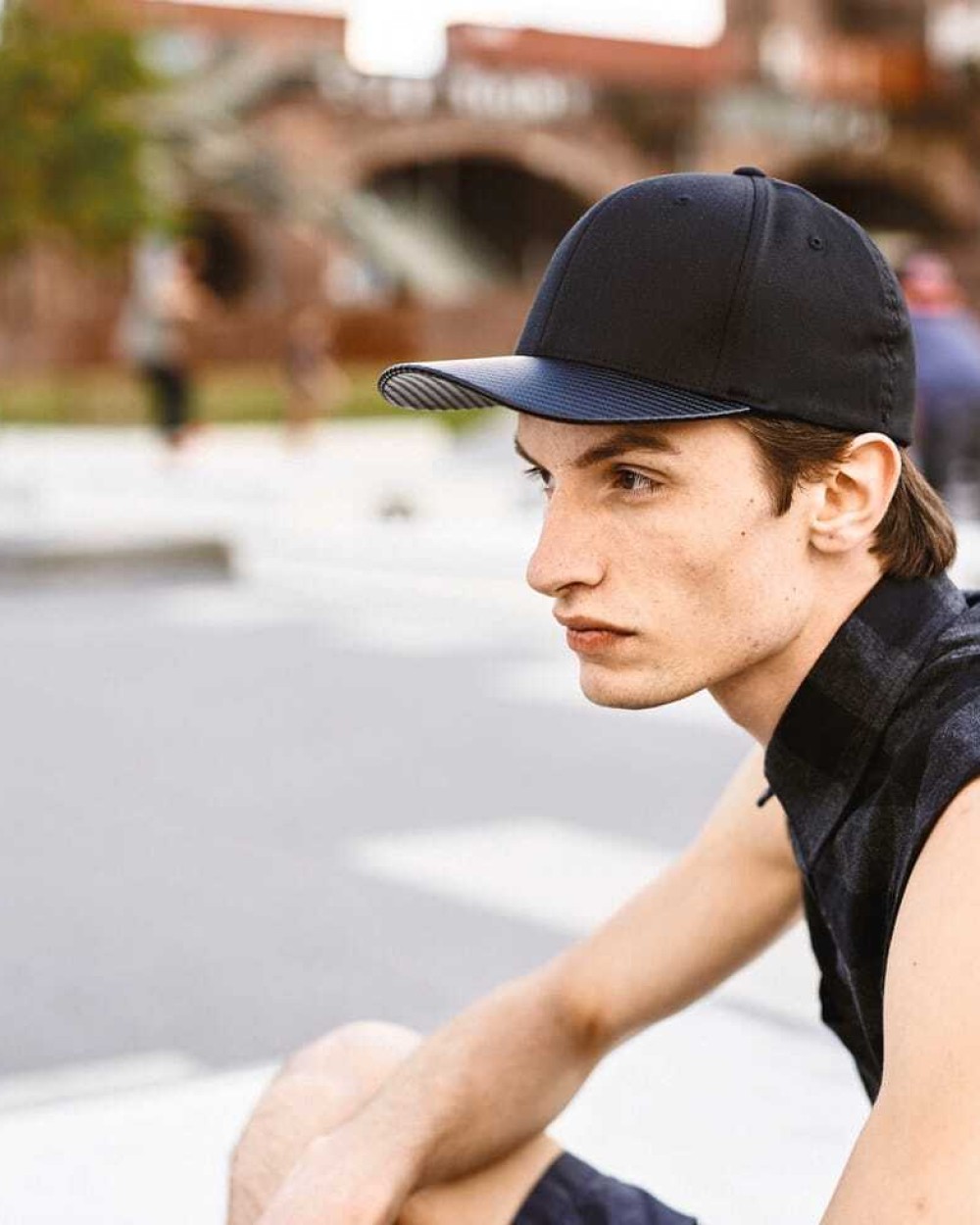 FLEXFIT Carbon Snapback Cap Kappen personalisierbar