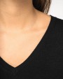 Pulls personnalisable SPASSO Pull écoresponsable col V en lyocell femme