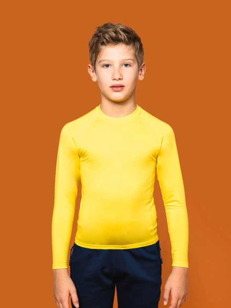 T-Shirts à personnaliser PROACT T-shirt double peau sport manches longues enfant 