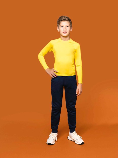 T-Shirts à personnaliser PROACT T-shirt double peau sport manches longues enfant 