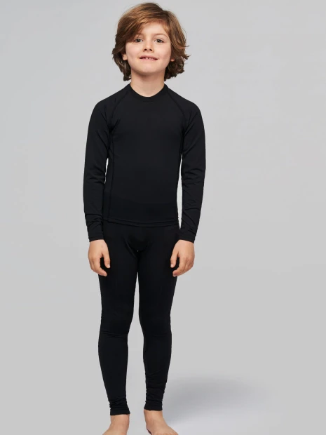 T-Shirts à personnaliser PROACT T-shirt double peau sport manches longues enfant 