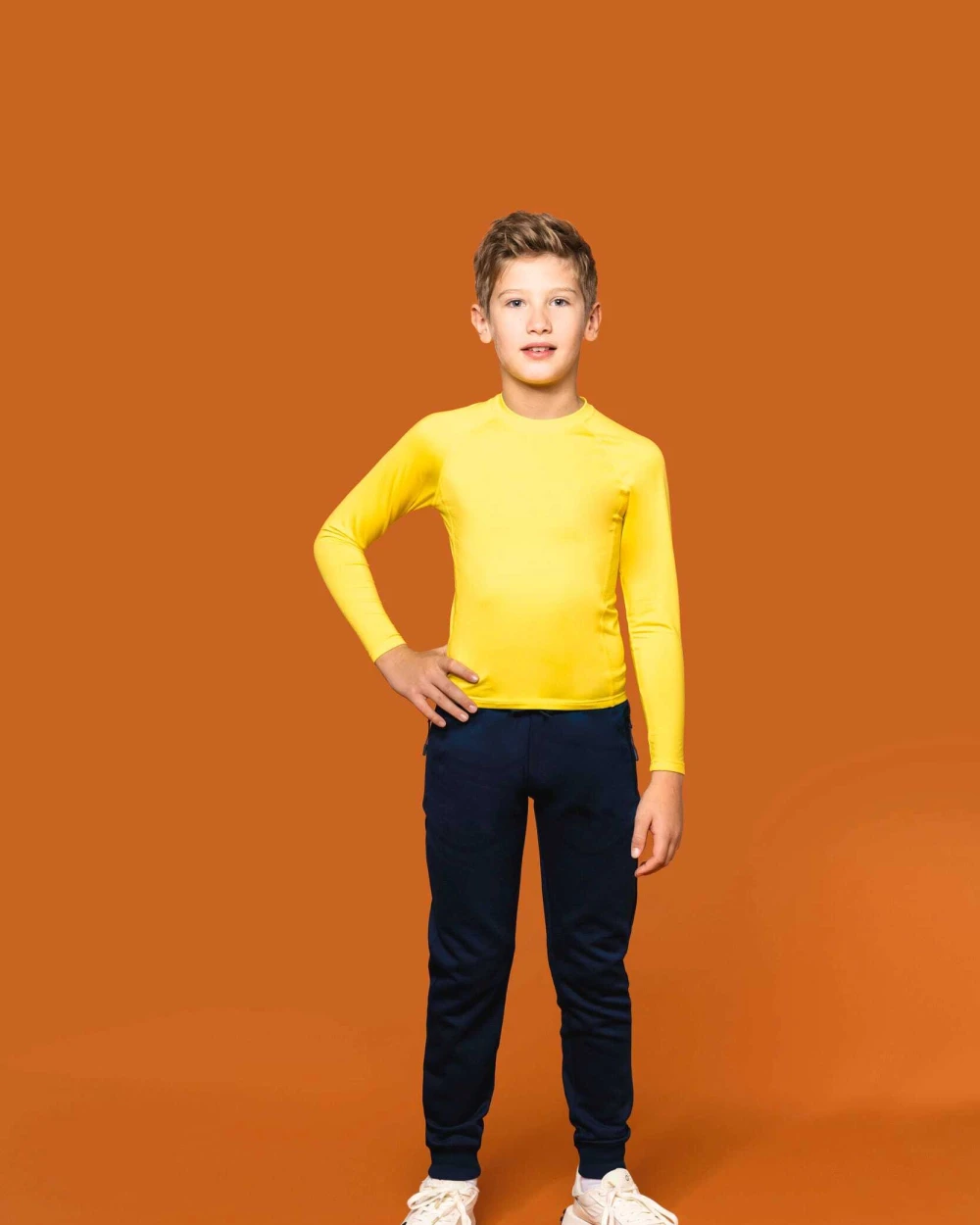 T-Shirts personnalisable PROACT T-shirt double peau sport manches longues enfant