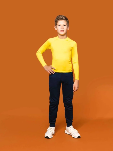 T-Shirts à personnaliser PROACT T-shirt double peau sport manches longues enfant 