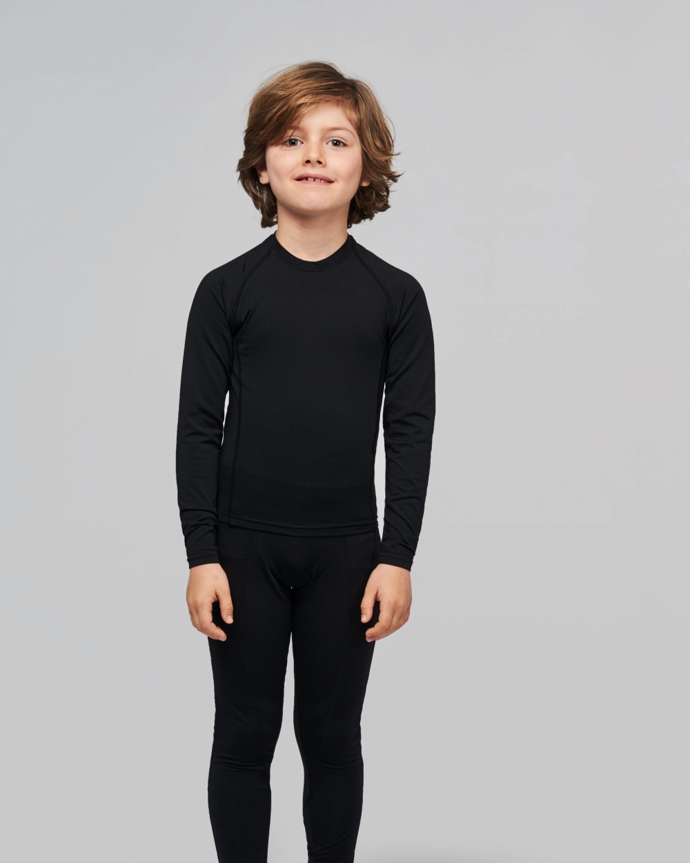 T-shirts PROACT Kinder thermo t-shirt lange mouwen voor bedrukking &amp; borduring