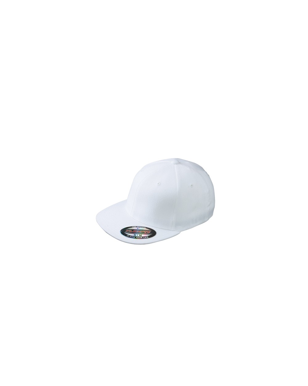 Petjes MYRTLE BEACH 6 Panel Flexfit® Flat Peak Cap voor bedrukking &amp; borduring