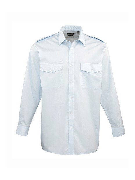 PREMIER Chemise Homme manches longues Pilote /api/colors/4c8673c9-9f30-4885-8015-c784ca13e566 personnalisable