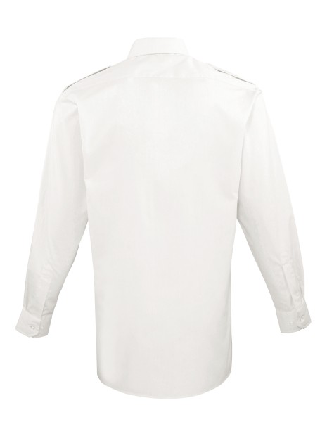 PREMIER Chemise Homme manches longues Pilote /api/colors/7a92cd2d-10d2-40b4-928b-296bb7487506 personnalisable