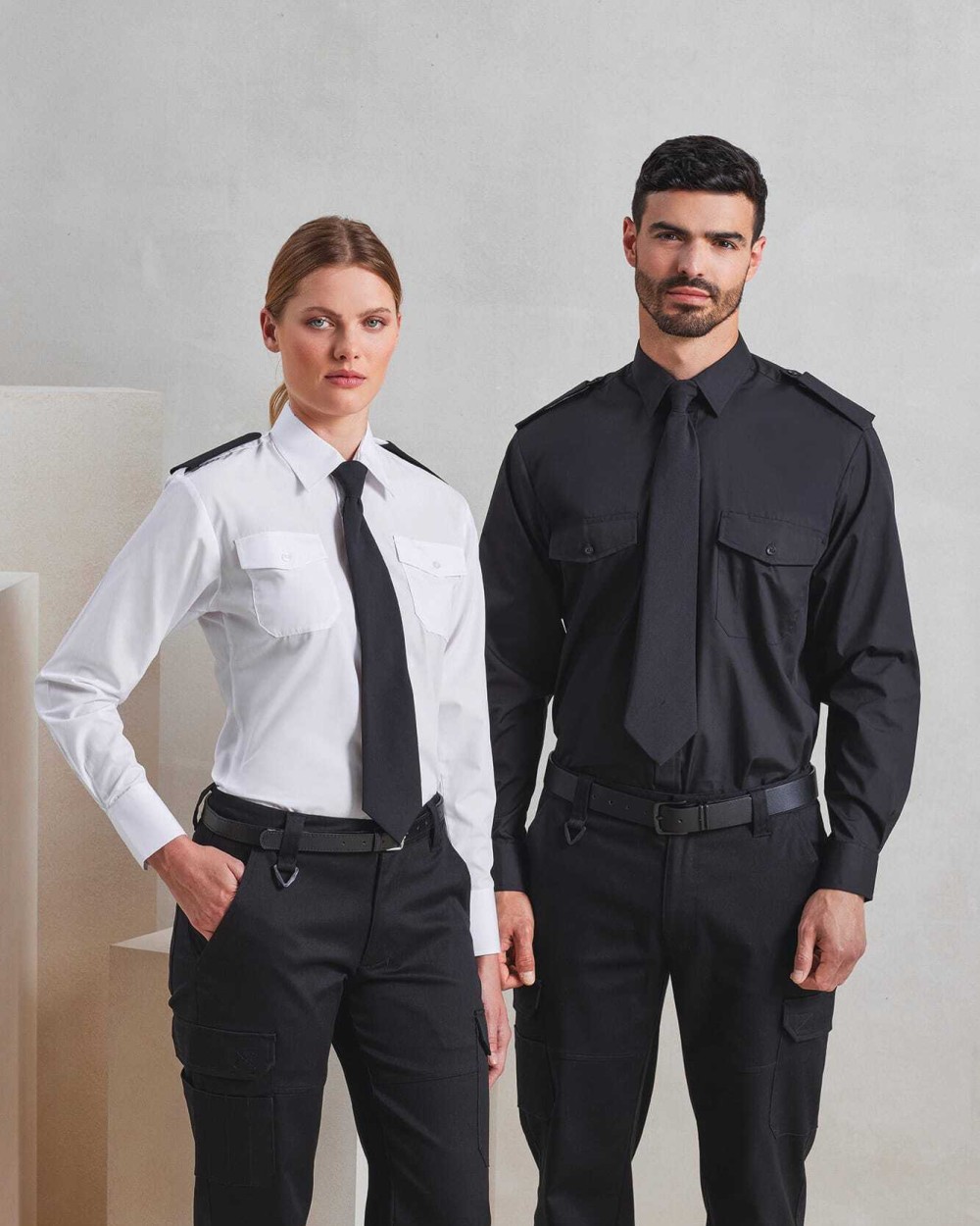 PREMIER Pilot Long Sleeved Shirt Hemden personalisierbar