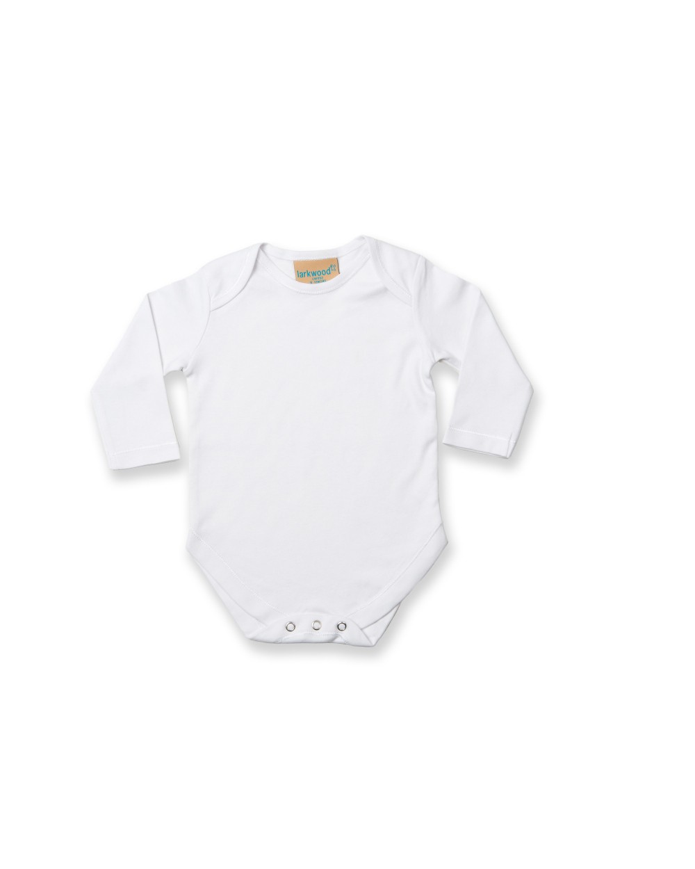 Baby artikelen LARKWOOD LONG SLEEVED BABY BODYSUIT voor bedrukking &amp; borduring