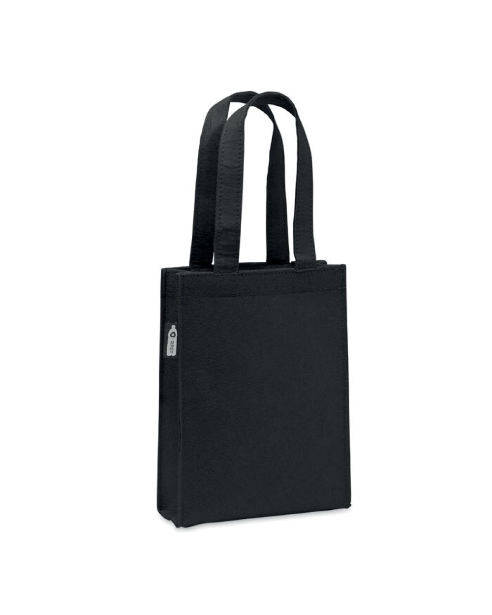 Tote bags 4DO Klein geschenktasje van RPET-vi voor bedrukking &amp; borduring