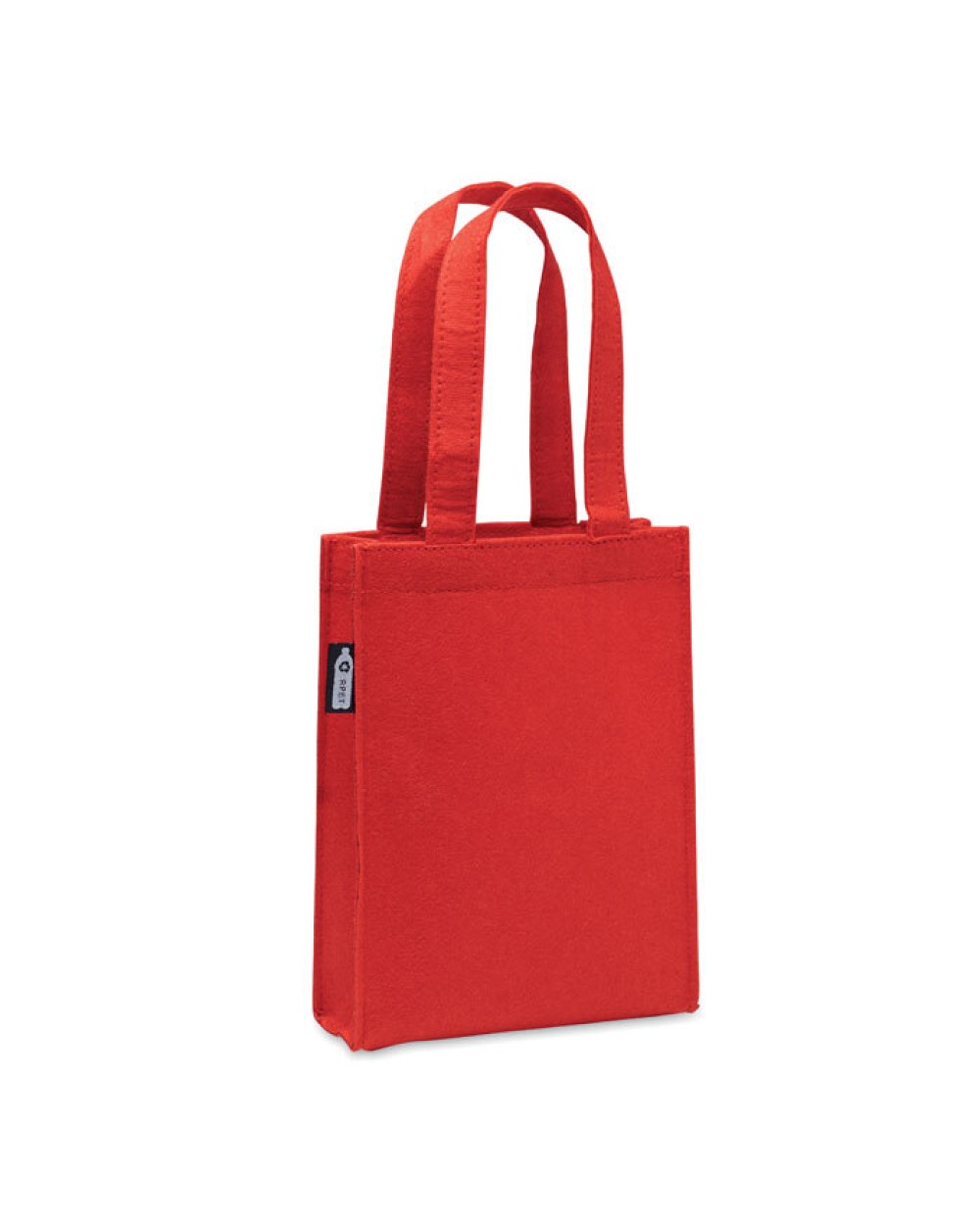 Tote bags 4DO Klein geschenktasje van RPET-vi voor bedrukking &amp; borduring