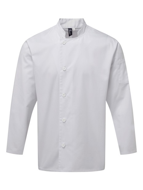 PREMIER Veste chef cuisinier manches longues "Essential" /api/colors/7a92cd2d-10d2-40b4-928b-296bb7487506 personnalisable