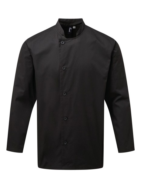 PREMIER Veste chef cuisinier manches longues "Essential" /api/colors/b9fdad4a-5e94-45cb-8c03-c08b349b28c3 personnalisable