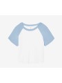 BELLA-CANVAS WOMEN'S MICRO RIB RAGLAN BABY TEE /api/colors/9f7e8d53-e0f0-4b39-b24d-de8edc21cfc9 personnalisable