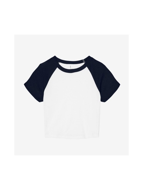 BELLA-CANVAS WOMEN'S MICRO RIB RAGLAN BABY TEE /api/colors/7106f99d-2e20-4f66-8e9f-e598d6240563 personnalisable