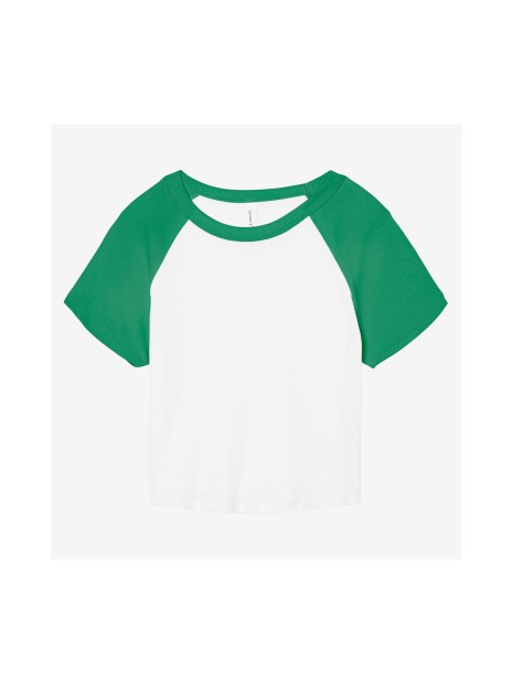 BELLA-CANVAS WOMEN'S MICRO RIB RAGLAN BABY TEE /api/colors/97c45853-b6ec-4ce3-a738-4412d015d91c personnalisable