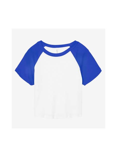 BELLA-CANVAS WOMEN'S MICRO RIB RAGLAN BABY TEE /api/colors/66c6c9fd-4ff4-4b1c-b5f0-a9c303cb7220 personnalisable