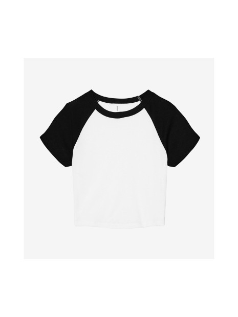 BELLA-CANVAS WOMEN'S MICRO RIB RAGLAN BABY TEE /api/colors/f7bbab39-eed0-4e10-a2bb-e238550dbaf8 personnalisable