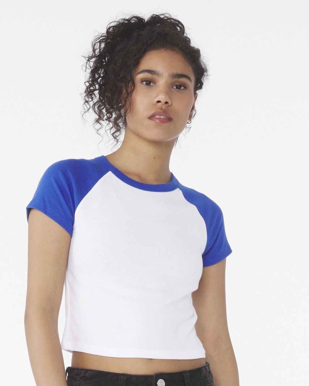 BELLA-CANVAS WOMEN'S MICRO RIB RAGLAN BABY TEE T-Shirts personalisierbar