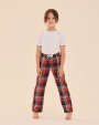 Broeken SKINNIFIT KIDS TARTAN LOUNGE TROUSERS voor bedrukking &amp; borduring
