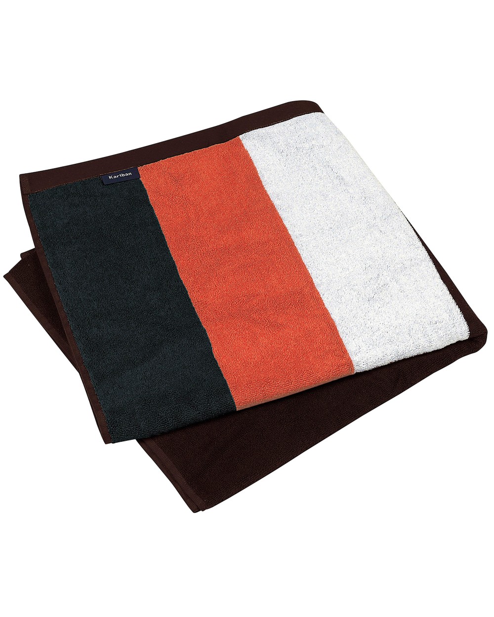 Produits éponges personnalisable KARIBAN Drap de plage rayé