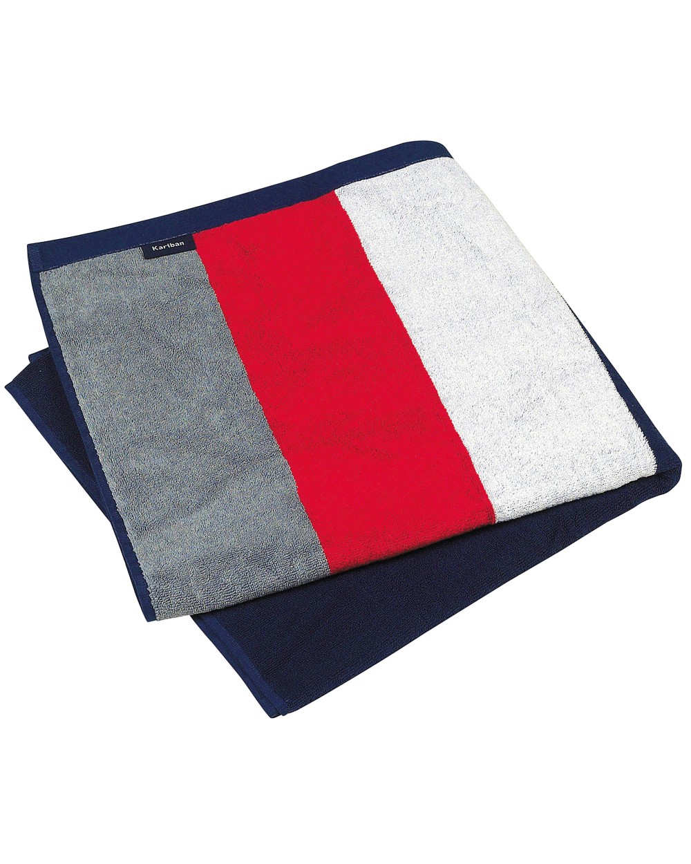 Produits éponges personnalisable KARIBAN Drap de plage rayé