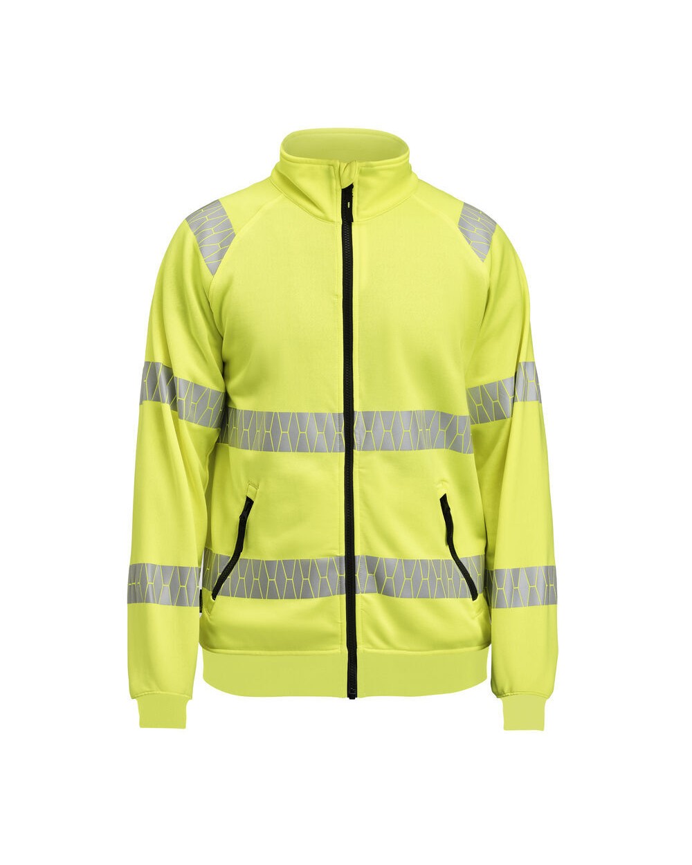 JOBMAN 5325 Sweatshirt Hi-Vis mit durchgehendem Reißverschluss Sweatshirts personalisierbar