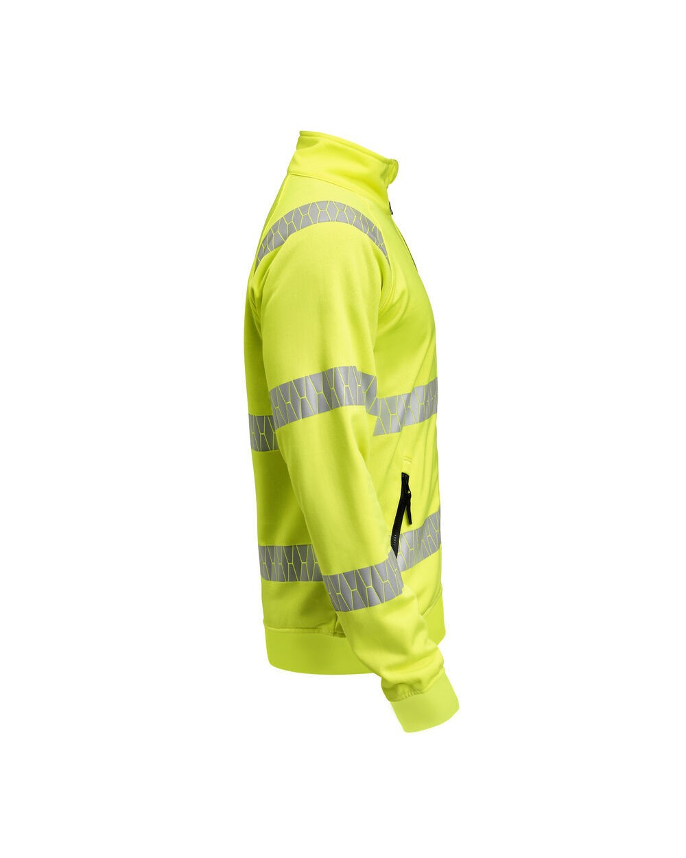 JOBMAN 5325 Sweatshirt Hi-Vis mit durchgehendem Reißverschluss Sweatshirts personalisierbar