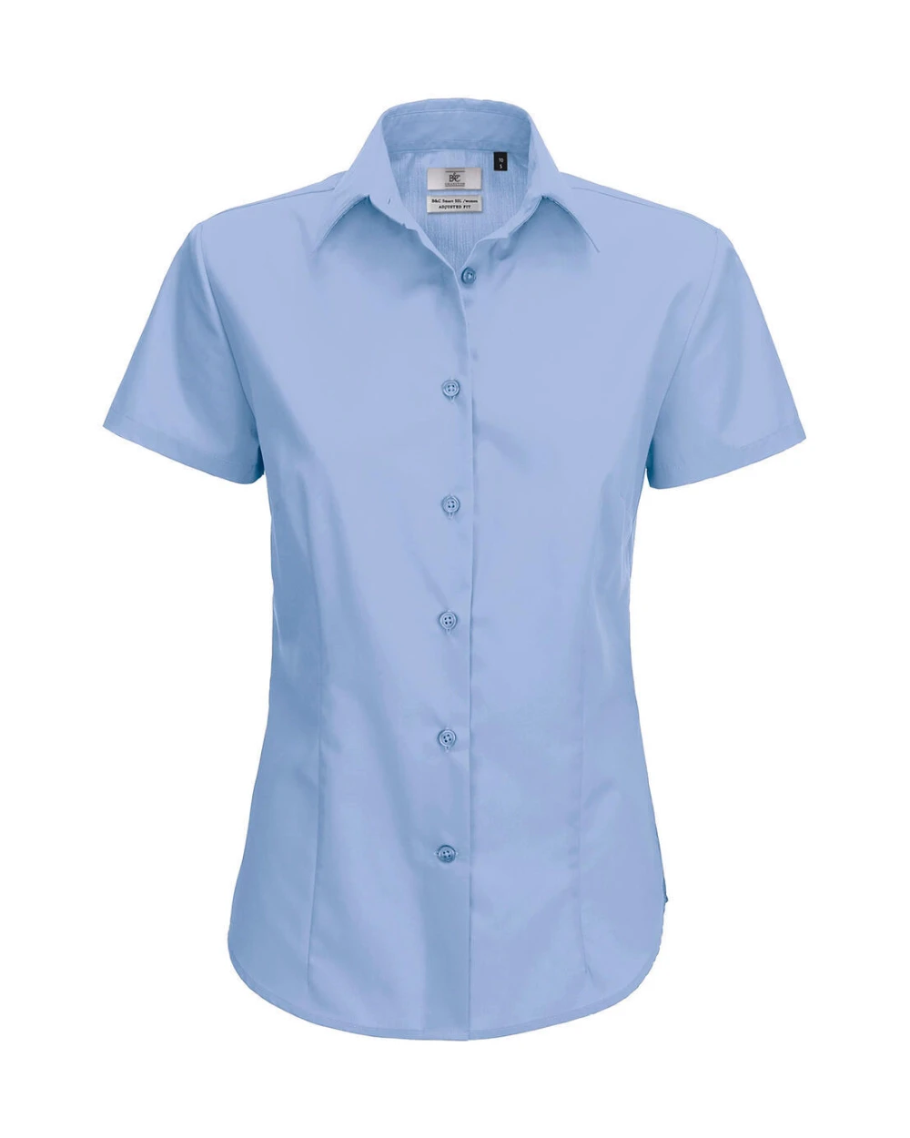 Hemden B&C Smart SSL/women Poplin Shirt voor bedrukking &amp; borduring
