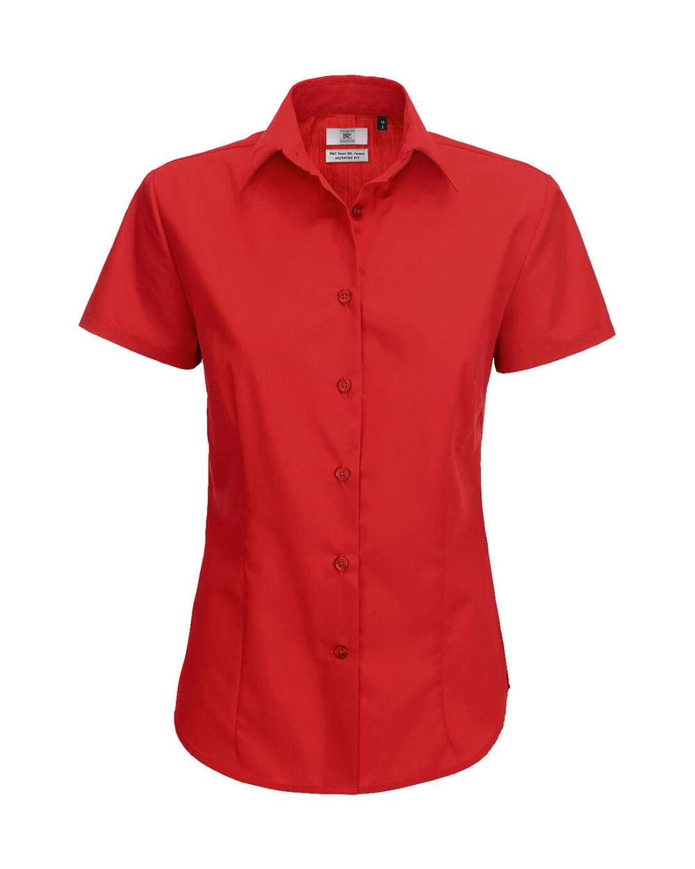 Hemden B&C Smart SSL/women Poplin Shirt voor bedrukking &amp; borduring