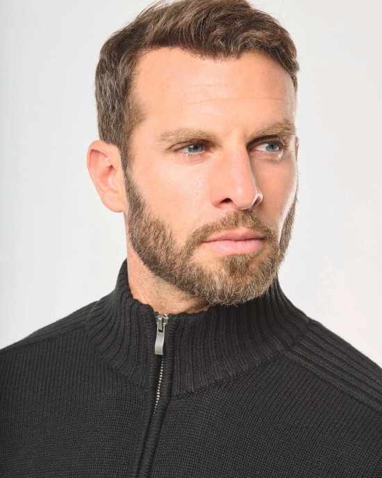 Pulls personnalisable Wk. Designed To Work Cardigan doublé polaire homme
