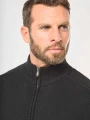 Pulls à personnaliser WK. DESIGNED TO WORK Cardigan doublé polaire homme 