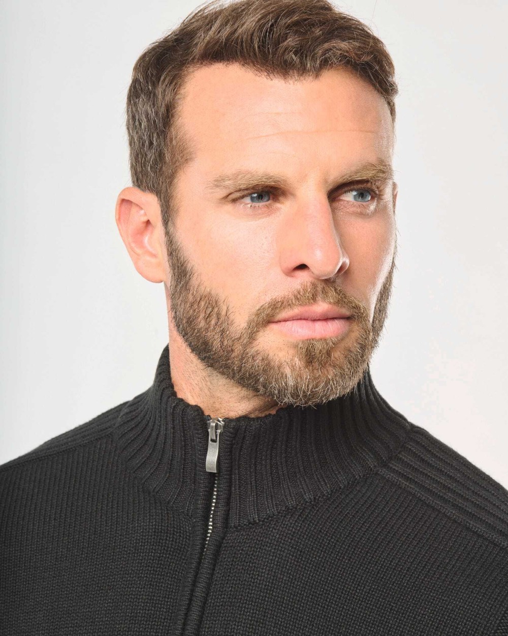 Pulls personnalisable WK. DESIGNED TO WORK Cardigan doublé polaire homme