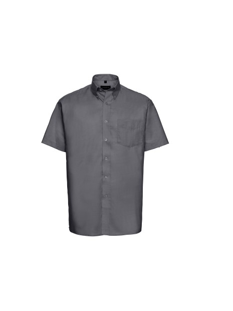 RUSSELL MEN'S SHORT SLEEVE CLASSIC OXFORD SHIRT /api/colors/12080c85-8950-461d-af35-871f7cb95d1d personnalisable