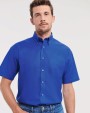 RUSSELL MEN'S SHORT SLEEVE CLASSIC OXFORD SHIRT Hemden personalisierbar