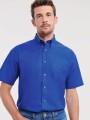 Chemises à personnaliser RUSSELL MEN'S SHORT SLEEVE CLASSIC OXFORD SHIRT 