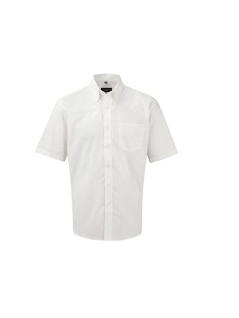 RUSSELL MEN'S SHORT SLEEVE CLASSIC OXFORD SHIRT /api/colors/7a92cd2d-10d2-40b4-928b-296bb7487506 personnalisable