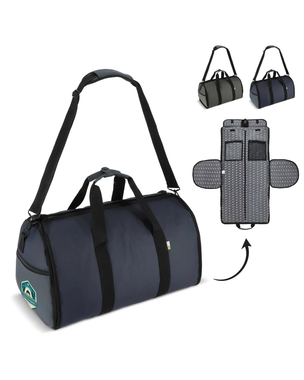 INSIDEOUT InSideOut Tasche Carry Smart mit Schuhbeutel  Taschen personalisierbar