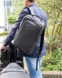 Tassen & Zakken 4DO Fashion black PVC vrije 15.6" laptop rugtas voor bedrukking &amp; borduring