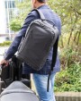 4DO Fashion schwarzer 15.6" Laptop-Rucksack, PVC-frei Taschen personalisierbar