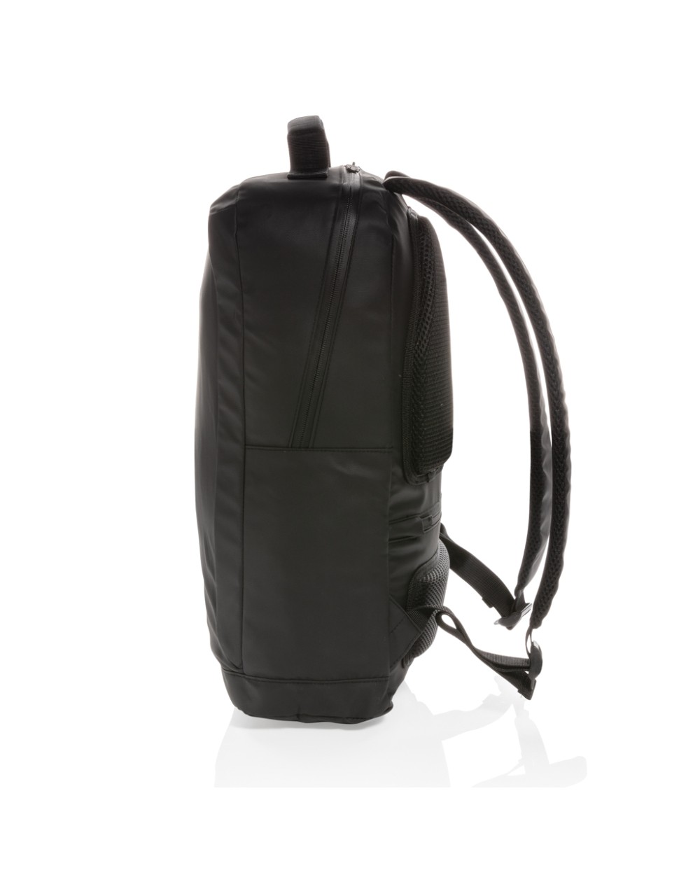 Tassen & Zakken 4DO Fashion black PVC vrije 15.6" laptop rugtas voor bedrukking &amp; borduring