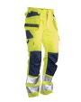 JOBMAN 2377 Bundhose Hi-Vis mit Hängetaschen Hosen personalisierbar