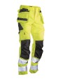 JOBMAN 2377 Bundhose Hi-Vis mit Hängetaschen Hosen personalisierbar