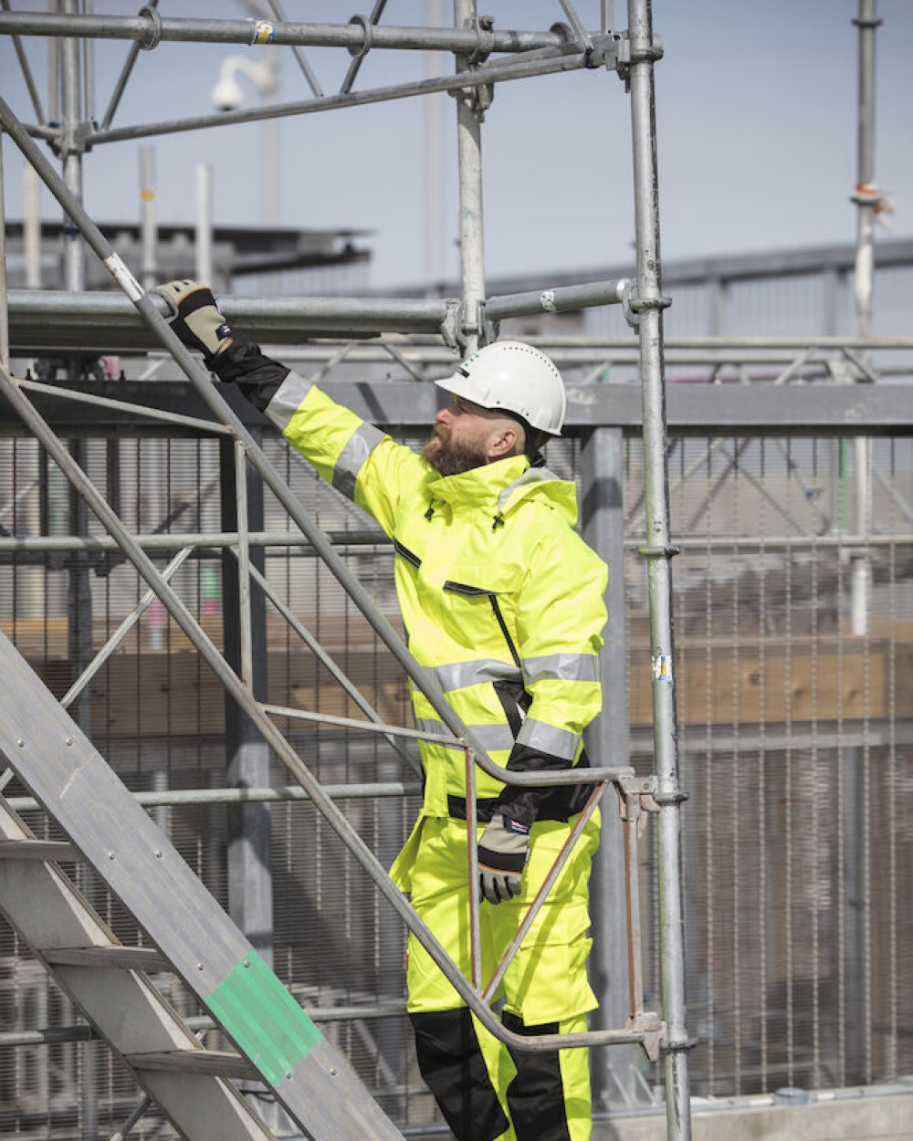 Broeken JOBMAN 2377 Hi-Vis Trousers HP voor bedrukking &amp; borduring