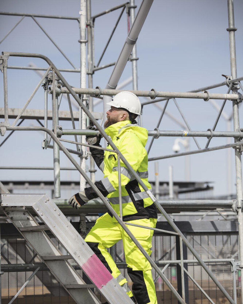 Broeken JOBMAN 2377 Hi-Vis Trousers HP voor bedrukking &amp; borduring