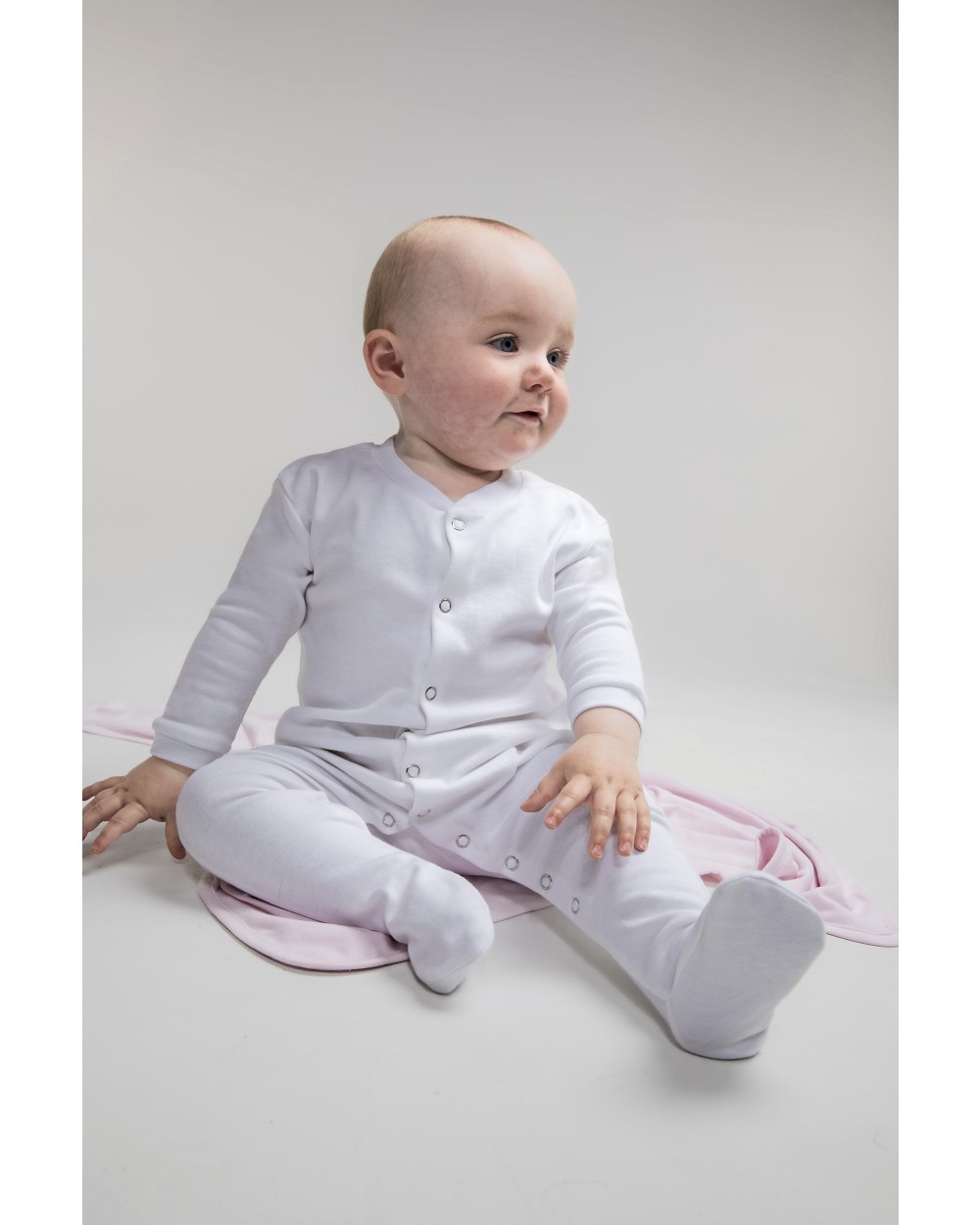 Baby artikelen LARKWOOD Baby Sleepsuit voor bedrukking &amp; borduring