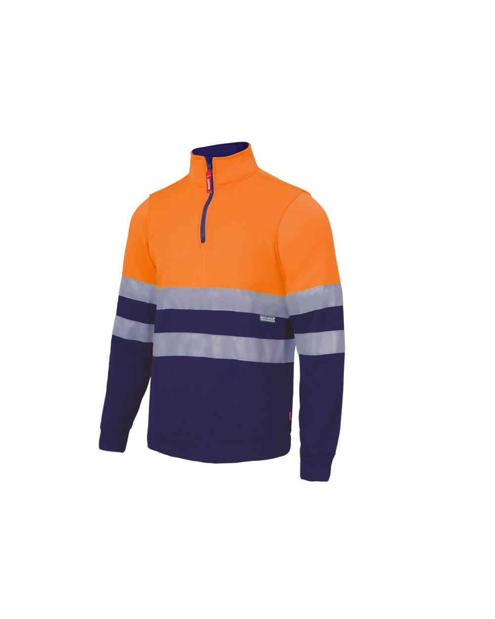Sweaters & hoodies VELILLA TWO-TONE HIGH VISIBILITY ZIP SWEATSHIRT voor bedrukking &amp; borduring
